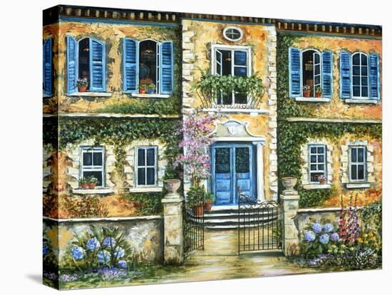 My French Villa-Marilyn Dunlap-Stretched Canvas