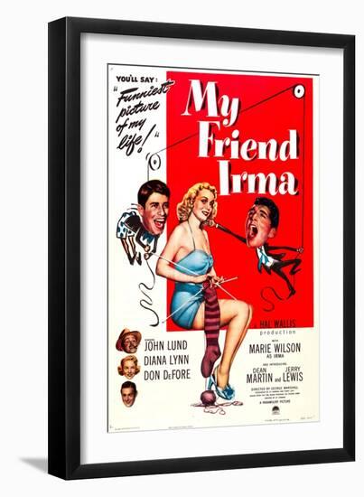 My Friend Irma-null-Framed Art Print