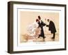 My Friend Mr White, C1870-1920-Jan van Beers-Framed Giclee Print