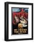 My Friend The Devil - 1922-null-Framed Giclee Print