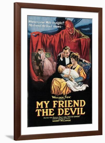 My Friend The Devil - 1922-null-Framed Giclee Print