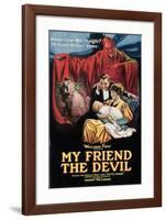 My Friend The Devil - 1922-null-Framed Giclee Print