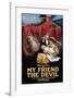 My Friend The Devil - 1922-null-Framed Giclee Print