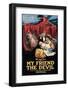 My Friend The Devil - 1922-null-Framed Giclee Print