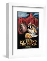 My Friend The Devil - 1922-null-Framed Giclee Print