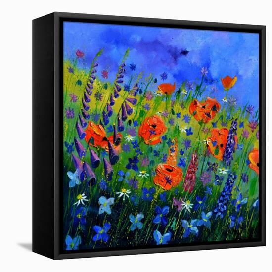 My Garden 88512-Pol Ledent-Framed Stretched Canvas