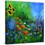 My Garden Flowers-Pol Ledent-Stretched Canvas