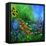 My Garden Flowers-Pol Ledent-Framed Stretched Canvas