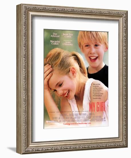 MY GIRL [1991], directed by HOWARD ZIEFF.-null-Framed Photographic Print
