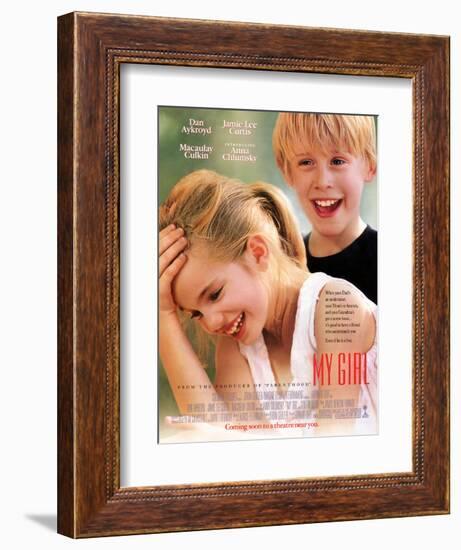 MY GIRL [1991], directed by HOWARD ZIEFF.-null-Framed Photographic Print