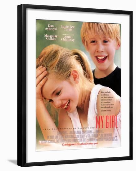 MY GIRL [1991], directed by HOWARD ZIEFF.-null-Framed Photographic Print