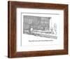 "My girl left me for another Edward Hopper painting." - New Yorker Cartoon-Michael Crawford-Framed Premium Giclee Print