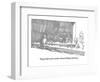 "My girl left me for another Edward Hopper painting." - New Yorker Cartoon-Michael Crawford-Framed Premium Giclee Print
