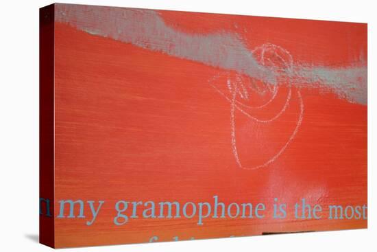 My Gramophone Is the Most Powerful-Charlie Millar-Stretched Canvas