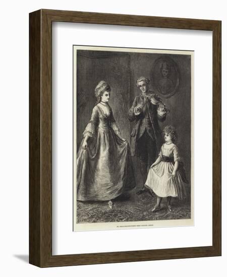 My Great-Grandmother's First Dancing Lesson-Ebenezer Newman Downard-Framed Giclee Print