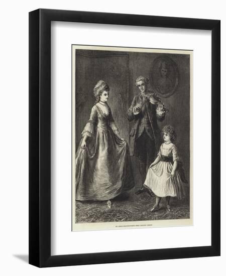 My Great-Grandmother's First Dancing Lesson-Ebenezer Newman Downard-Framed Giclee Print