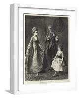 My Great-Grandmother's First Dancing Lesson-Ebenezer Newman Downard-Framed Giclee Print