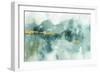 My Greehouse Abstract I Crop Blue-Lisa Audit-Framed Art Print