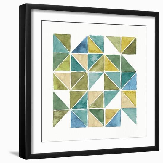 My Greenhouse Geo II-Lisa Audit-Framed Art Print