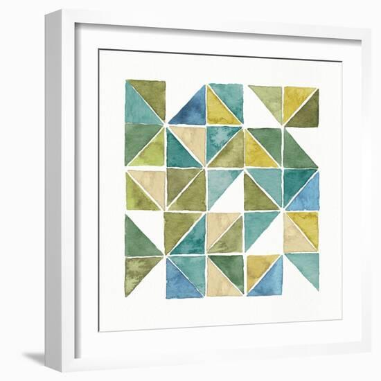 My Greenhouse Geo II-Lisa Audit-Framed Art Print