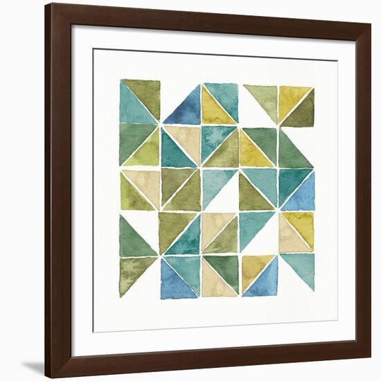 My Greenhouse Geo II-Lisa Audit-Framed Art Print