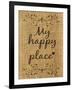 My Happy Place-ALI Chris-Framed Giclee Print