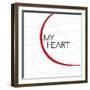 My Heart 3-OnRei-Framed Art Print