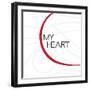 My Heart 3-OnRei-Framed Art Print