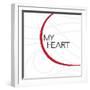 My Heart 3-OnRei-Framed Art Print