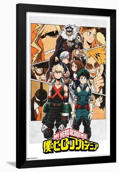 My Hero Academia - Characters-Trends International-Framed Poster