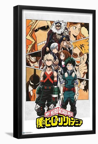 My Hero Academia - Characters-Trends International-Framed Poster