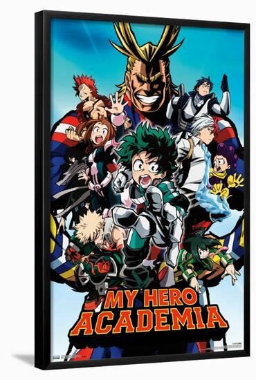 My Hero Academia - Group Collage-Trends International-Framed Poster