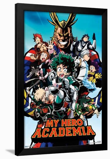 My Hero Academia - Group Collage-Trends International-Framed Poster