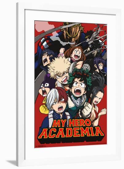 MY HERO ACADEMIA - KEY ART 2-null-Framed Poster