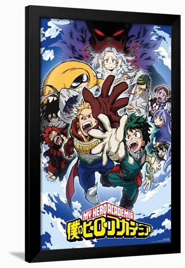 My Hero Academia: Season 4 - Key Art-Trends International-Framed Poster