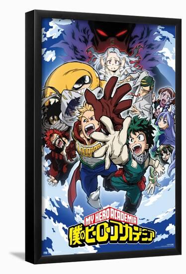 My Hero Academia: Season 4 - Key Art-Trends International-Framed Poster