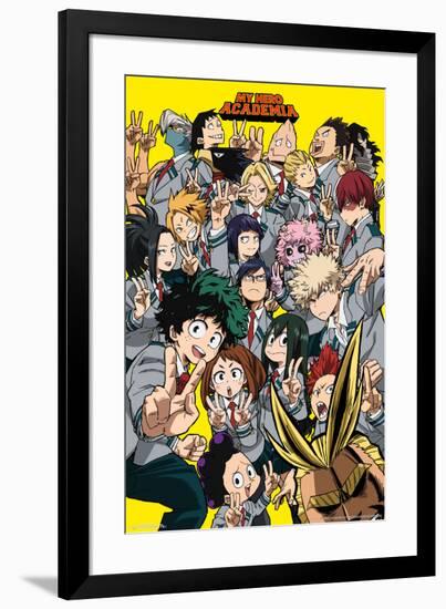 MY HERO ACADEMIA - SELFIE-null-Framed Poster