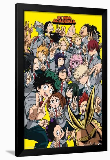 MY HERO ACADEMIA - SELFIE-null-Framed Poster