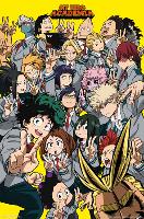 MY HERO ACADEMIA - SELFIE-null-Lamina Framed Poster