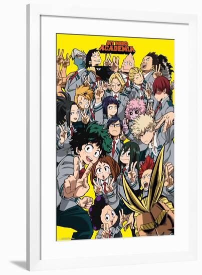 MY HERO ACADEMIA - SELFIE-null-Framed Poster