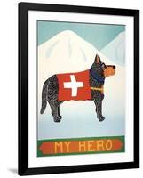 My Hero Shepard-Stephen Huneck-Framed Giclee Print