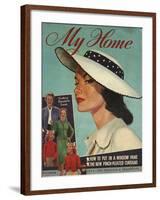 My Home, 1956, USA-null-Framed Giclee Print