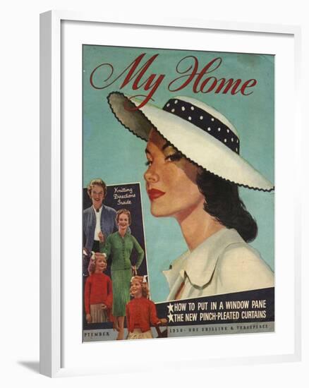 My Home, 1956, USA-null-Framed Giclee Print