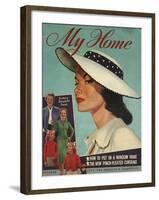 My Home, 1956, USA-null-Framed Giclee Print