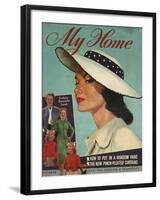 My Home, 1956, USA-null-Framed Giclee Print