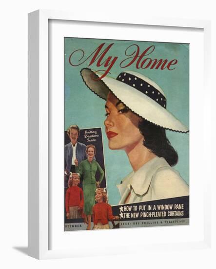 My Home, 1956, USA-null-Framed Giclee Print