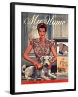 My Home, Housewives and Dogs Magazine, UK, 1947-null-Framed Giclee Print