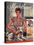 My Home, Housewives and Dogs Magazine, UK, 1947-null-Stretched Canvas