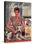 My Home, Housewives and Dogs Magazine, UK, 1947-null-Stretched Canvas