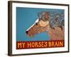 My Horses Brain-Stephen Huneck-Framed Giclee Print